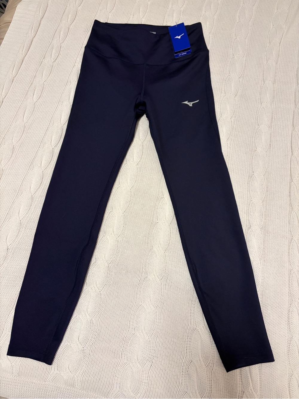 Mizuno Women's 7/8 Victory Team Volleyball Tight Navy Medium